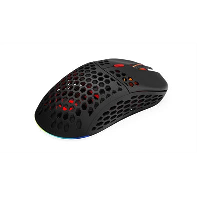SPC Gear LIX Plus Wireless fekete vezeték nélküli gamer egér