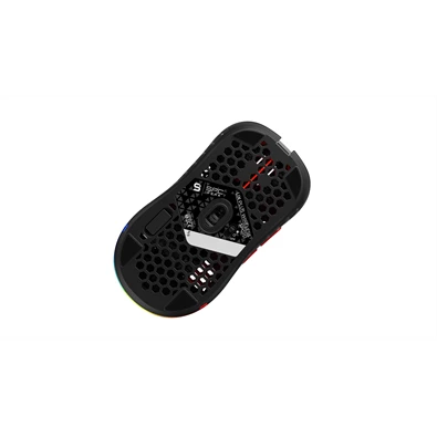 SPC Gear LIX Plus Wireless fekete vezeték nélküli gamer egér