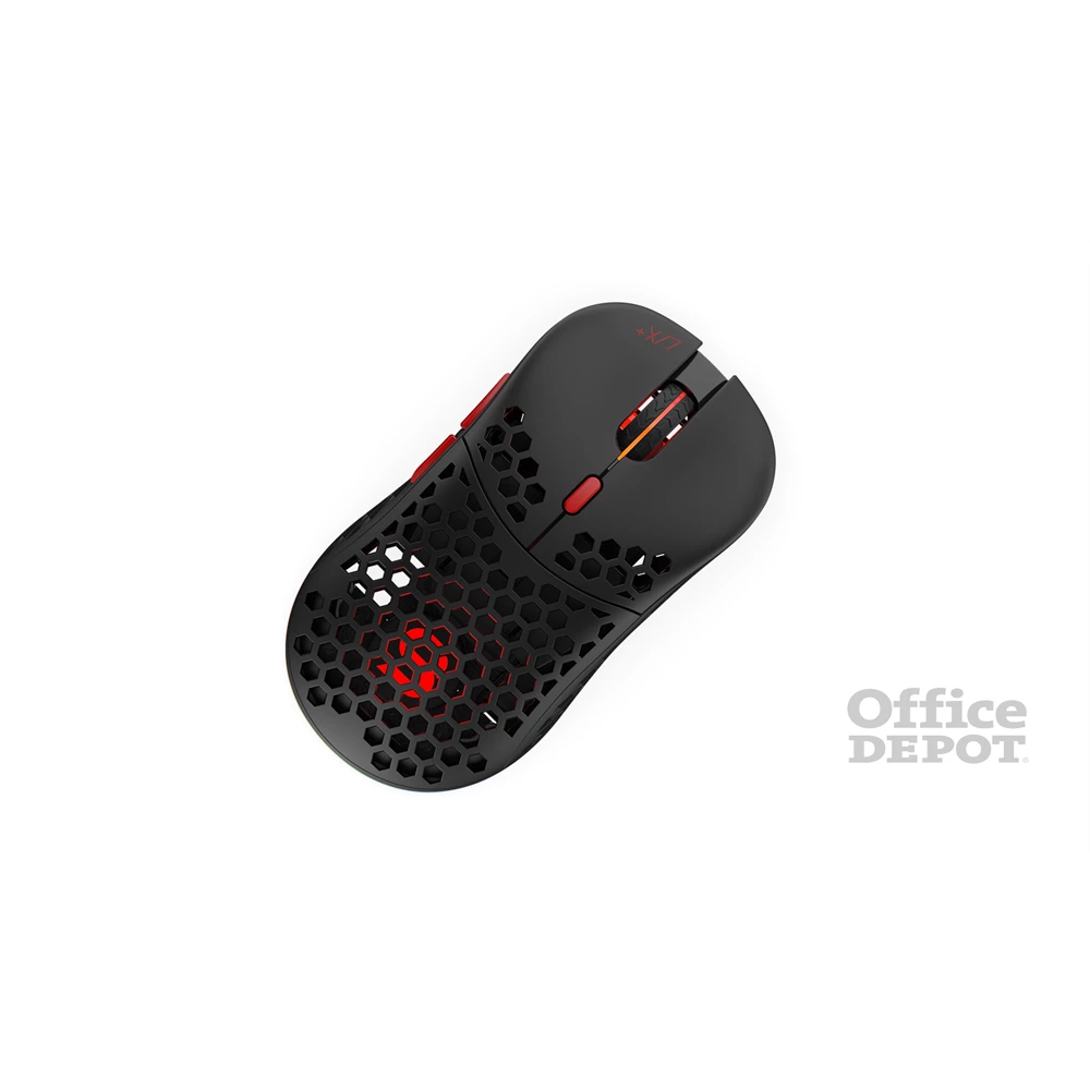 SPC Gear LIX Plus Wireless fekete vezeték nélküli gamer egér