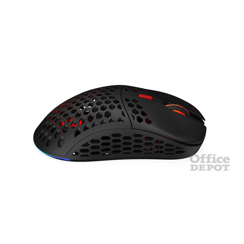 SPC Gear LIX Plus Wireless fekete vezeték nélküli gamer egér
