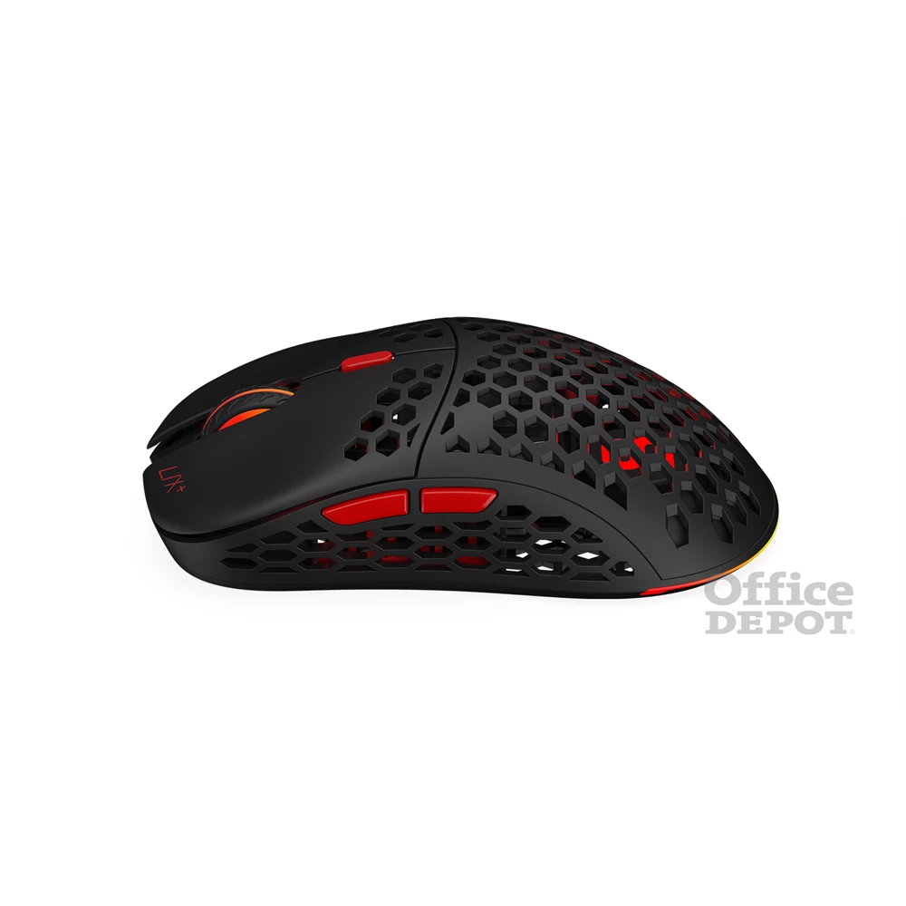 SPC Gear LIX Plus Wireless fekete vezeték nélküli gamer egér