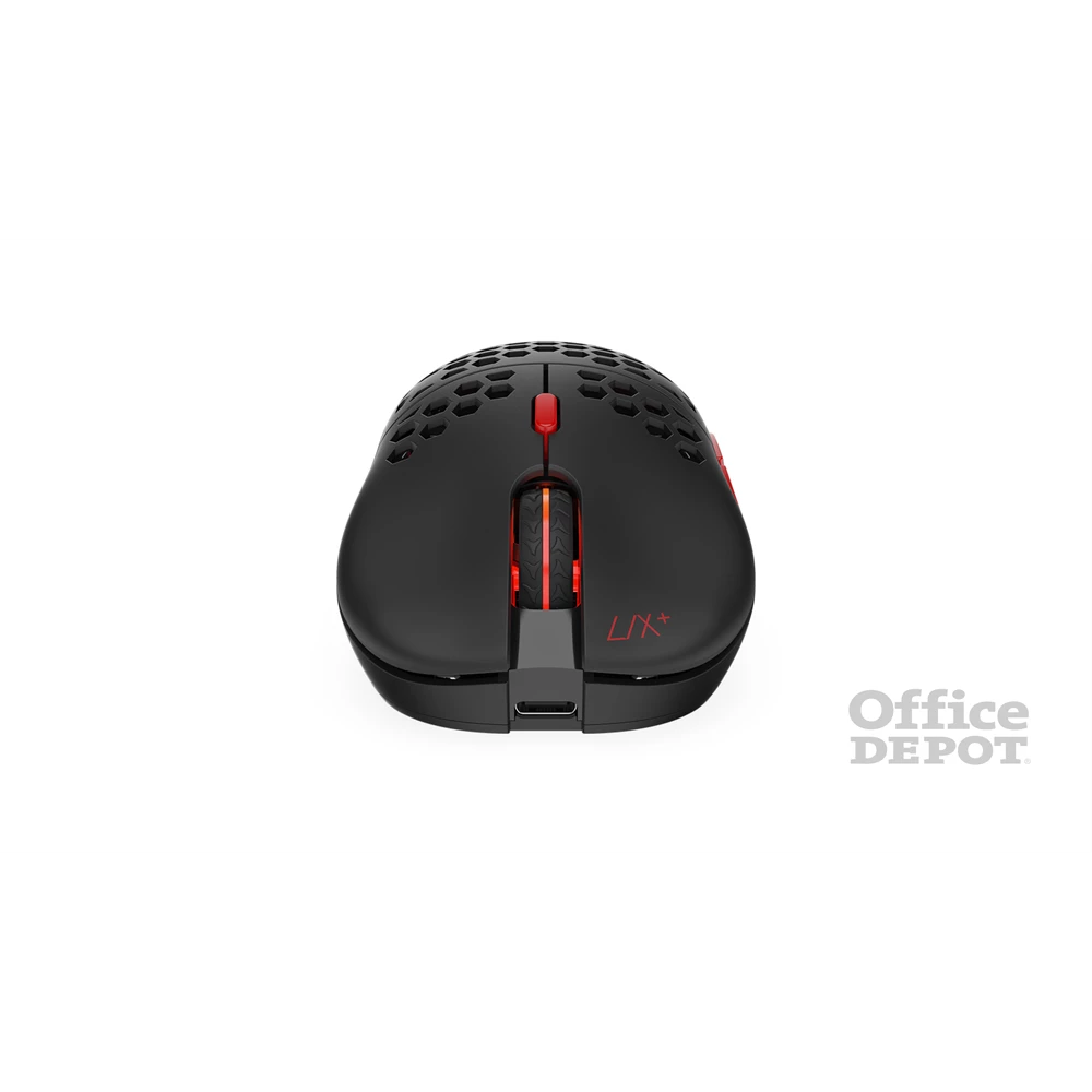 SPC Gear LIX Plus Wireless fekete vezeték nélküli gamer egér