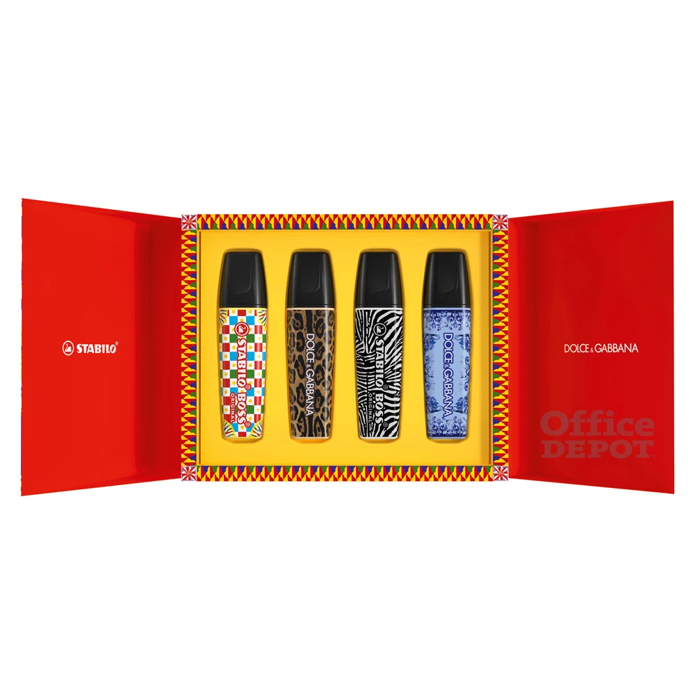 STABILO BOSS ORIGINAL DOLCE&GABBANA Edition 4 db-os szövegkiemelő készlet