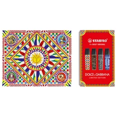 STABILO BOSS ORIGINAL DOLCE&GABBANA Edition 4 db-os szövegkiemelő készlet STABILO BOSS ORIGINAL DOLCE&GABBANA Edition 4 db-os szövegkiemelő készlet