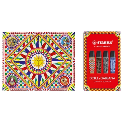 STABILO BOSS ORIGINAL DOLCE&GABBANA Edition 4 db-os szövegkiemelő készlet STABILO BOSS ORIGINAL DOLCE&GABBANA Edition 4 db-os szövegkiemelő készlet