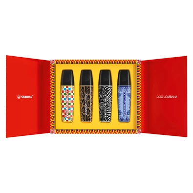 STABILO BOSS ORIGINAL DOLCE&GABBANA Edition 4 db-os szövegkiemelő készlet STABILO BOSS ORIGINAL DOLCE&GABBANA Edition 4 db-os szövegkiemelő készlet