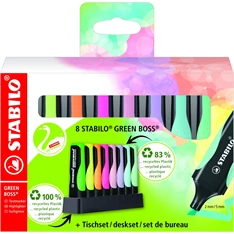 STABILO GREEN BOSS Pastel 8db-os szövegkiemelő készlet STABILO GREEN BOSS Pastel 8db-os szövegkiemelő készlet