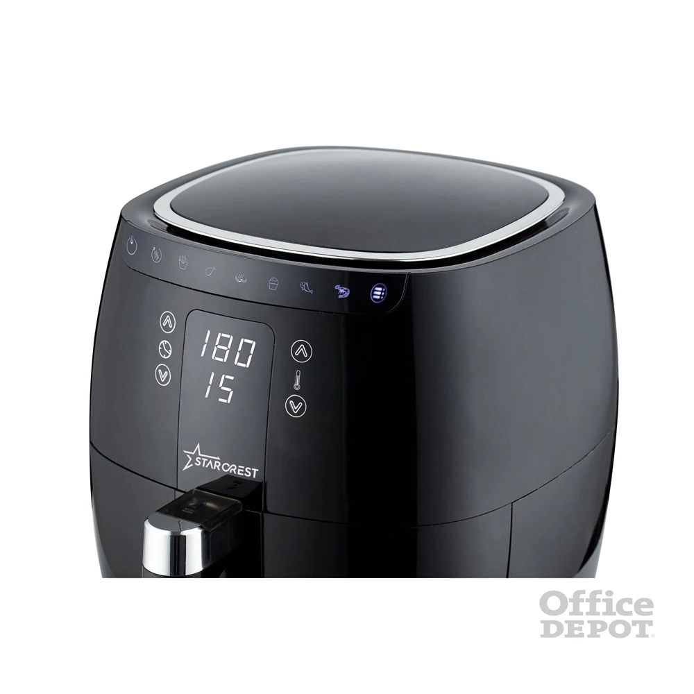 STARCREST SFR-3500 fekete 3,5 L forrólevegős sütő