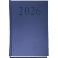 2026 A5 napi beosztású kék határidőnapló