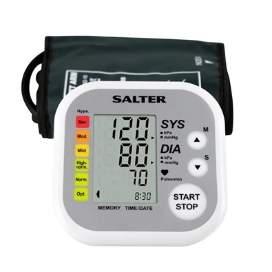 Salter BPA-9201 automata felkaros vérnyomásmérő Salter BPA-9201 automata felkaros vérnyomásmérő