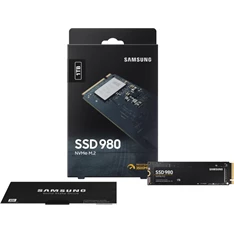 Samsung 1000GB NVMe M.2 2280 980 (MZ-V8V1T0BW) SSD Samsung 1000GB NVMe M.2 2280 980 (MZ-V8V1T0BW) SSD