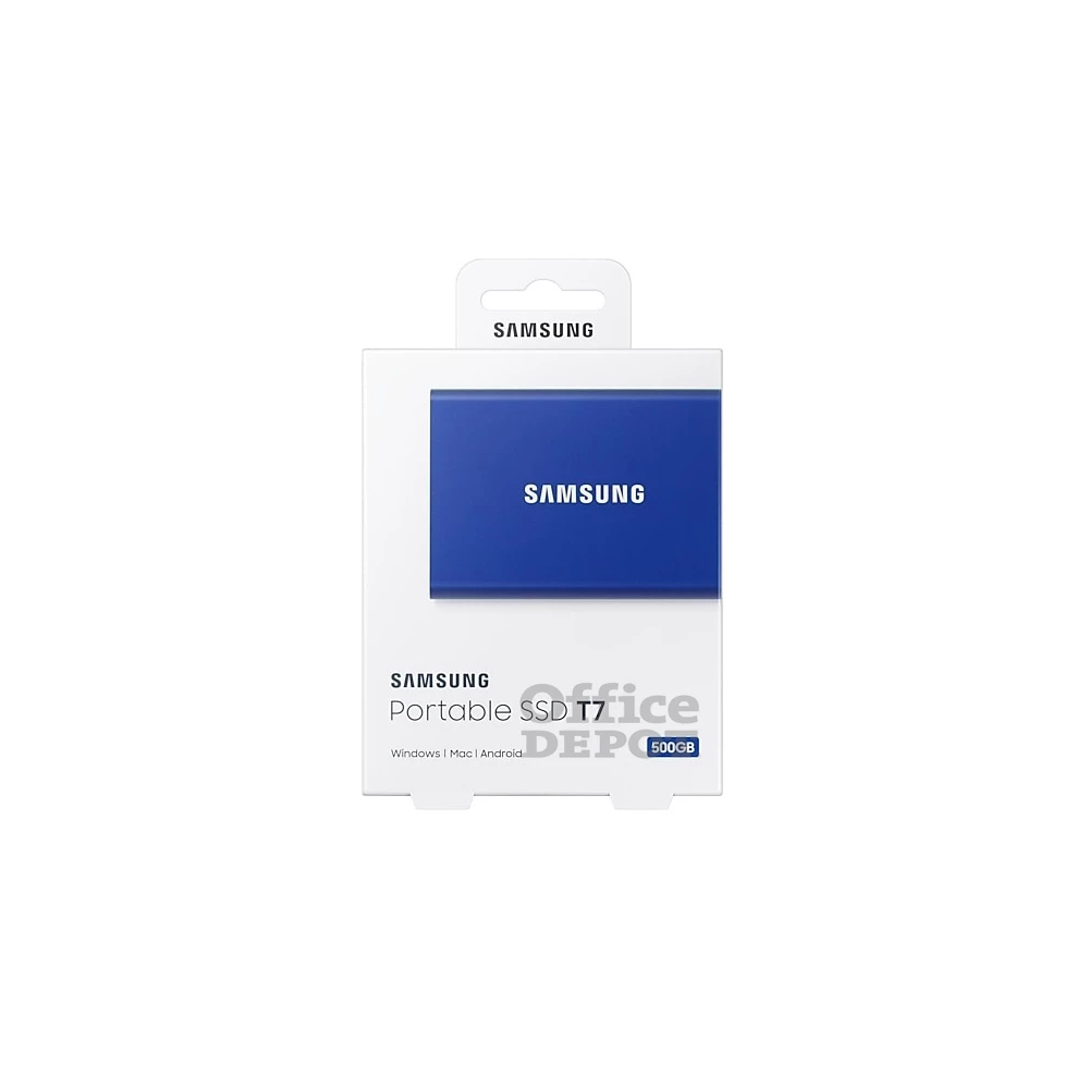 Samsung 1000GB USB 3.2 (MU-PC1T0H/WW) kék T7 külső SSD