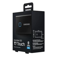 Samsung 1000GB USB 3.2 (MU-PC1T0K/WW) fekete ujjlenyomatolvasós T7 Touch külső SSD Samsung 1000GB USB 3.2 (MU-PC1T0K/WW) fekete ujjlenyomatolvasós T7 Touch külső SSD