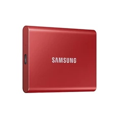 Samsung 1000GB USB 3.2 (MU-PC1T0R/WW) piros T7 külső SSD Samsung 1000GB USB 3.2 (MU-PC1T0R/WW) piros T7 külső SSD