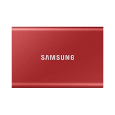 Samsung 1000GB USB 3.2 (MU-PC1T0R/WW) piros T7 külső SSD Samsung 1000GB USB 3.2 (MU-PC1T0R/WW) piros T7 külső SSD