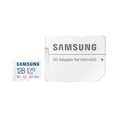 Samsung 128GB SD micro EVO Plus (SDXC Class10 UHS-I) (MB-MC128SA/EU) memóriakártya adapterrel