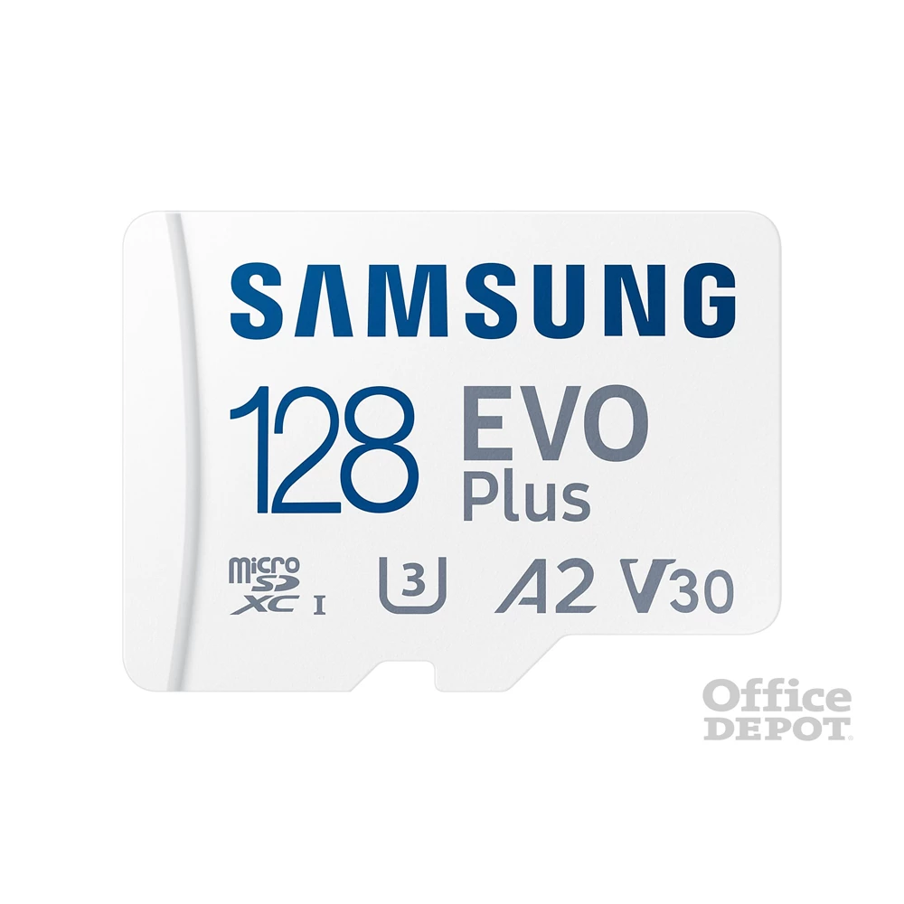 Samsung 128GB SD micro EVO Plus (SDXC Class10 UHS-I) (MB-MC128SA/EU) memóriakártya adapterrel