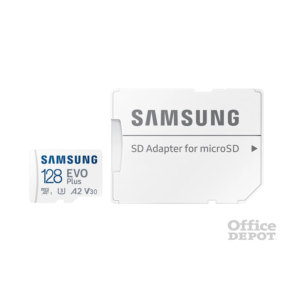 Samsung 128GB SD micro EVO Plus (SDXC Class10 UHS-I) (MB-MC128SA/EU) memóriakártya adapterrel