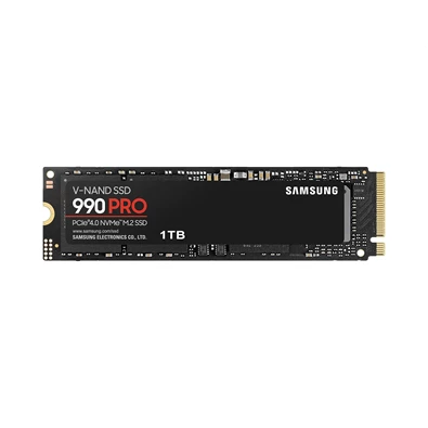 Samsung 1TB M.2 NVMe 2280 990 Pro (MZ-V9P1T0BW) fekete SSD Samsung 1TB M.2 NVMe 2280 990 Pro (MZ-V9P1T0BW) fekete SSD