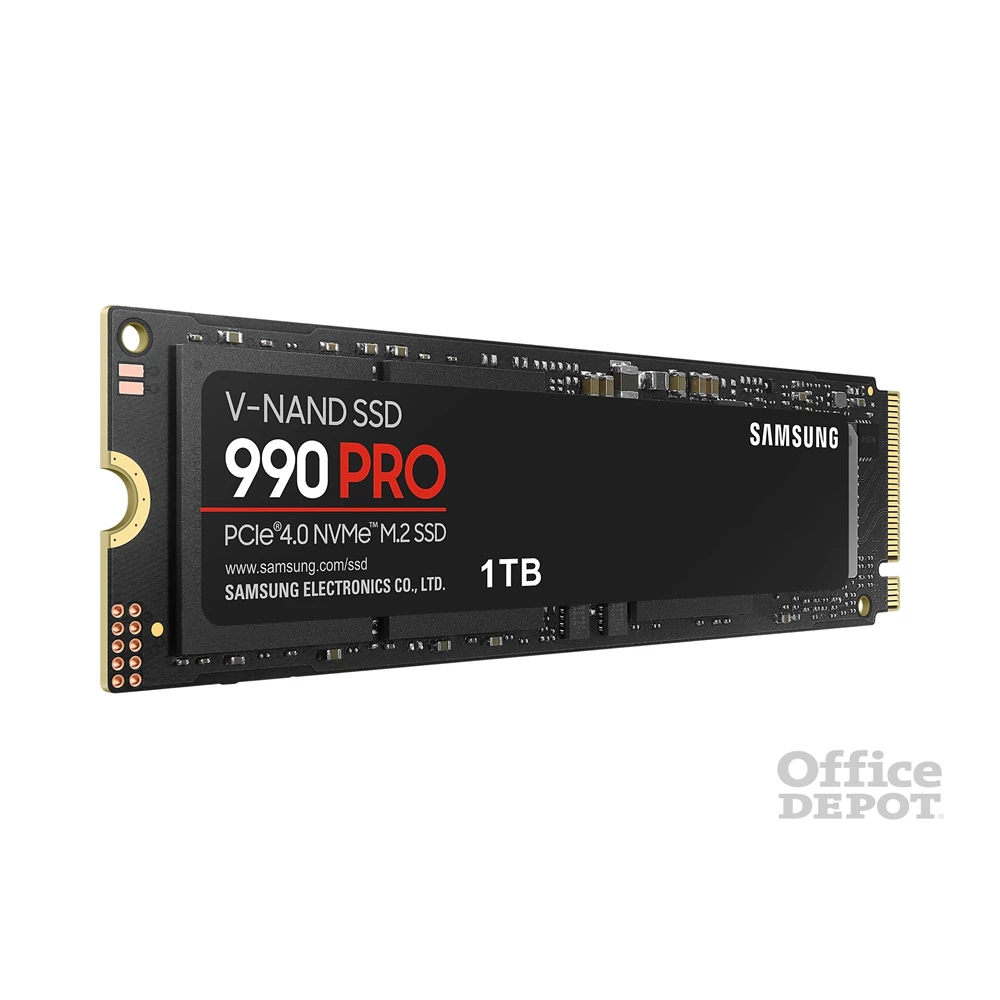 Samsung 1TB M.2 NVMe 2280 990 Pro (MZ-V9P1T0BW) fekete SSD