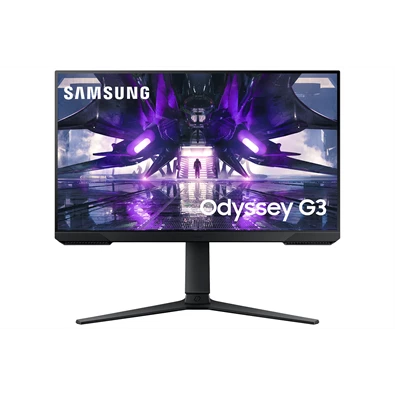 Samsung 24" LS24AG300NRX FHD VA 144Hz DP/HDMI fekete gamer monitor (Újracsomagolt)