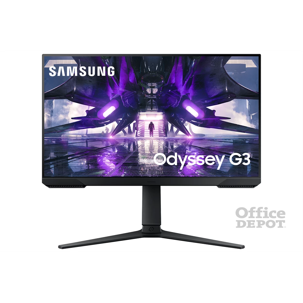 Samsung 24" LS24AG300NRX FHD VA 144Hz DP/HDMI fekete gamer monitor