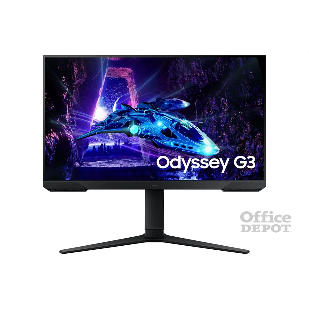Samsung 24" LS24DG300EUXEN Odyssey G3 G30D FHD VA 180Hz DP/HDMI gamer monitor (Újracsomagolt)