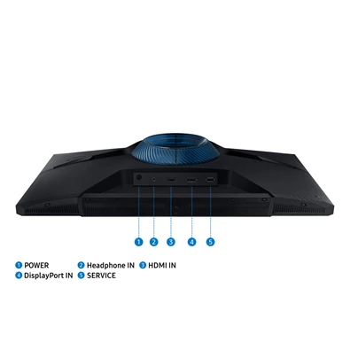 Samsung 24" LS24DG300EUXEN Odyssey G3 G30D FHD VA 180Hz DP/HDMI gamer monitor (Újracsomagolt)