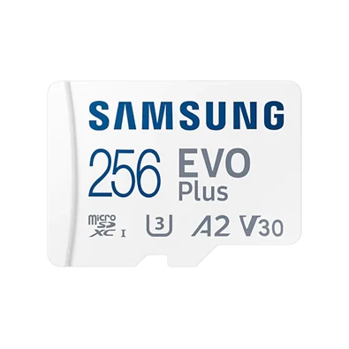Samsung 256GB SD micro EVO Plus (SDXC Class10) (MB-MC256KA/EU) memóriakártya adapterrel Samsung 256GB SD micro EVO Plus (SDXC Class10) (MB-MC256KA/EU) memóriakártya adapterrel
