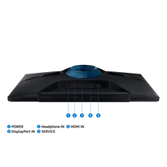 Samsung 27" LS27DG300EUXEN Odyssey G3 G30D FHD VA 180Hz DP/HDMI gamer monitor