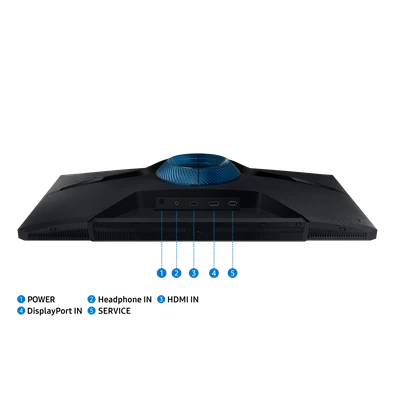 Samsung 27" LS27DG300EUXEN Odyssey G3 G30D FHD VA 180Hz DP/HDMI gamer monitor