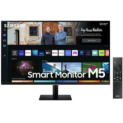 Samsung 27" M5 S27BM500EU FHD VA HDR10 fekete SMART monitor távirányítóval Samsung 27" M5 S27BM500EU FHD VA HDR10 fekete SMART monitor távirányítóval