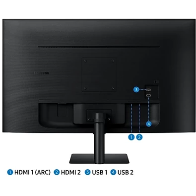 Samsung 27" M5 S27BM500EU FHD VA HDR10 fekete SMART monitor távirányítóval Samsung 27" M5 S27BM500EU FHD VA HDR10 fekete SMART monitor távirányítóval