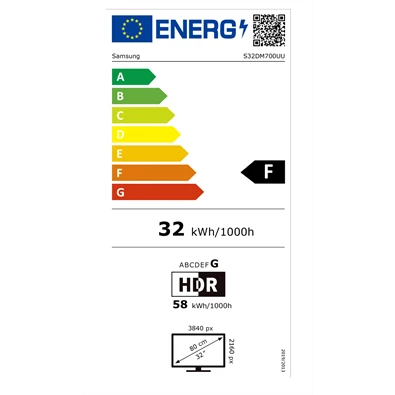 Samsung 32" M7 LS32DM700UPXEN 4K UHD VA HDMI/USB fekete smart monitor