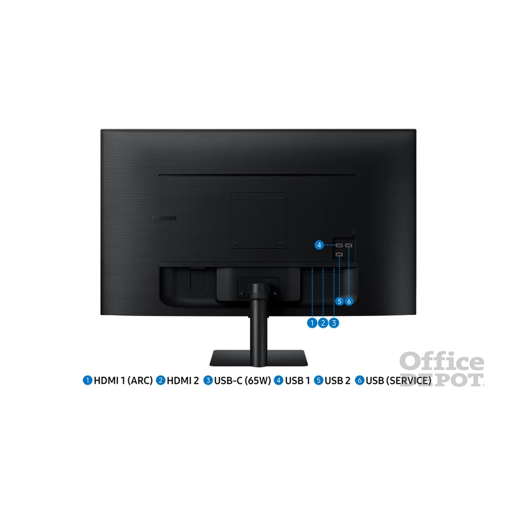 Samsung 32" M7 LS32DM700UPXEN 4K UHD VA HDMI/USB fekete smart monitor