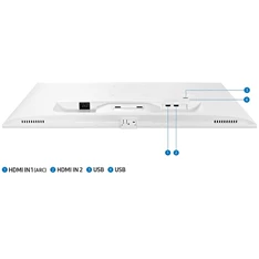 Samsung 32" M5 S32BM501EU FHD VA HDR10 fehér SMART monitor távirányítóval Samsung 32" M5 S32BM501EU FHD VA HDR10 fehér SMART monitor távirányítóval