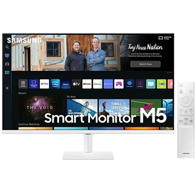 Samsung 32" M5 S32BM501EU FHD VA HDR10 fehér SMART monitor távirányítóval Samsung 32" M5 S32BM501EU FHD VA HDR10 fehér SMART monitor távirányítóval