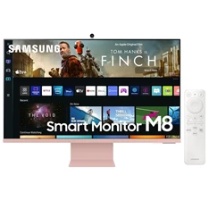 Samsung 32" M8 S32BM80PUU 4K VA pink SMART monitor távirányítóval Samsung 32" M8 S32BM80PUU 4K VA pink SMART monitor távirányítóval
