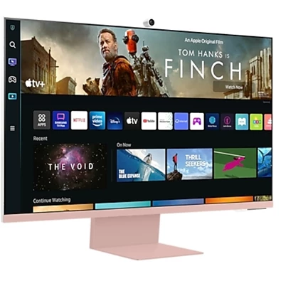 Samsung 32" M8 S32BM80PUU 4K VA pink SMART monitor távirányítóval Samsung 32" M8 S32BM80PUU 4K VA pink SMART monitor távirányítóval