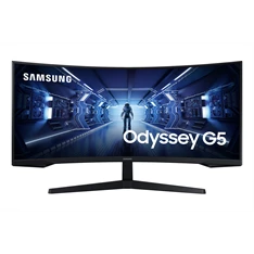 Samsung 34" LC34G55TWWP WQHD VA 165Hz HDMI/DP ívelt kijelzős monitor