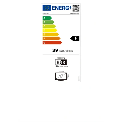 Samsung 40" UE40F6002FKXXH Full HD Smart LED TV (Újszerű)