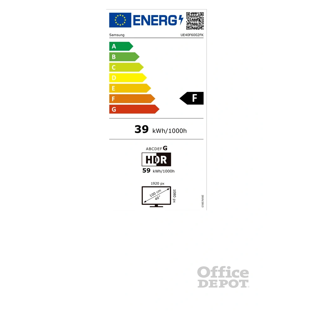 Samsung 40" UE40F6002FKXXH Full HD Smart LED TV (Újszerű)