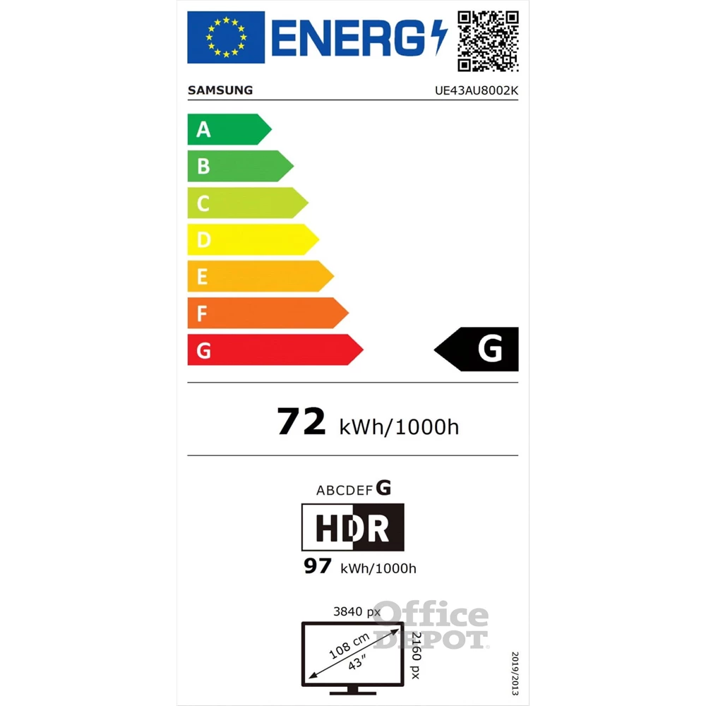 Samsung 43" UE43AU8002KXXH 4K UHD Smart LED TV