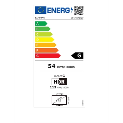 Samsung 43" UE43CU7172UXXH 4K UHD Smart LED TV Samsung 43" UE43CU7172UXXH 4K UHD Smart LED TV