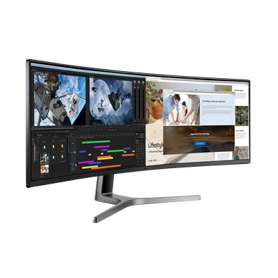 Samsung 49" LC49RG90SSPXEN DQHD HDMI/DP ívelt kijelzős gamer monitor Samsung 49" LC49RG90SSPXEN DQHD HDMI/DP ívelt kijelzős gamer monitor