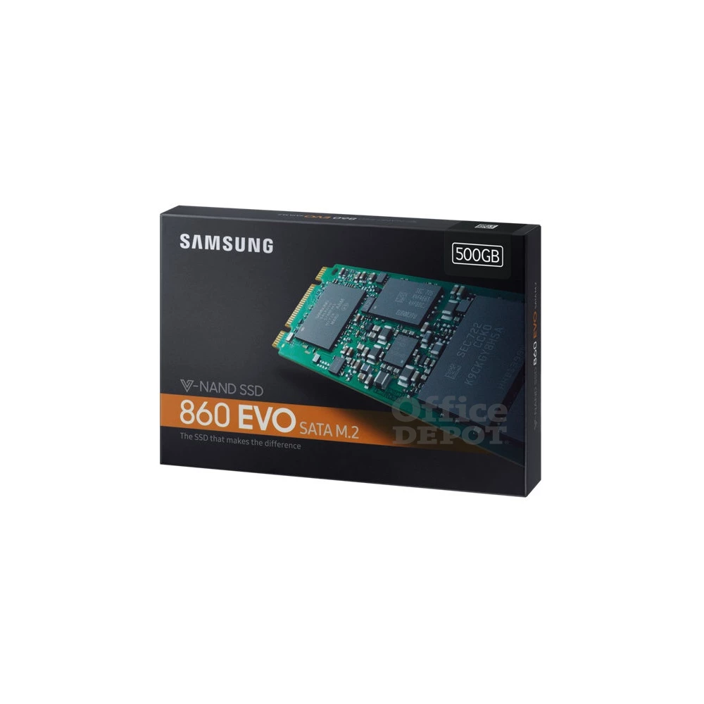 Samsung 500GB SATA3 860 EVO M.2 SATA (MZ-N6E500BW) SSD