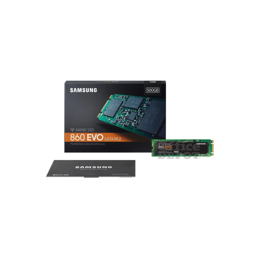 Samsung 500GB SATA3 860 EVO M.2 SATA (MZ-N6E500BW) SSD