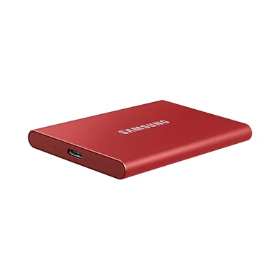 Samsung 500GB USB 3.2 (MU-PC500R/WW) piros T7 külső SSD Samsung 500GB USB 3.2 (MU-PC500R/WW) piros T7 külső SSD