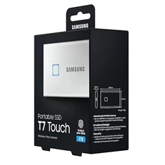 Samsung 500GB USB 3.2 (MU-PC500S/WW) ezüst ujjlenyomatolvasós T7 Touch külső SSD Samsung 500GB USB 3.2 (MU-PC500S/WW) ezüst ujjlenyomatolvasós T7 Touch külső SSD