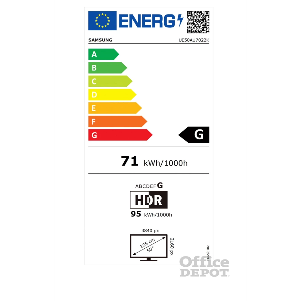 Samsung 50" UE50AU7022KXXH 4K UHD Smart TV